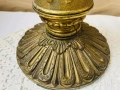 Красива голяма месингова лампа от Англия, снимка 12