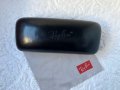 Ray Ban Твърд калъф естествена кожа и кърпичка, снимка 3