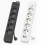 Функционален разклонител с 5 гнезда 2хUSB 1хType-C за захранване, снимка 3