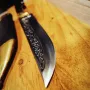 Ловен масивен нож, с дръжка от биволски рог Нов!, снимка 7