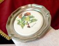 Немска чиния за хапки,картина на Лоза Ризлинг. , снимка 1 - Антикварни и старинни предмети - 33267679