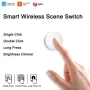 Tuya Zigbee Смарт бутон Превключвател Безжично дистанционно управление Съвместим с Google и Alexa, снимка 1