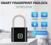 Дигитален Катинар с Батерия SmartLock Fingerprint Заключване чрез Пръстов Отпечатък Цифров Катинар, снимка 1 - Други - 43284355