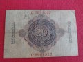 Райх банкнота  20 марки 1914г. Германия перфектна за колекция 28306, снимка 6