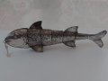 Сребърна авторска фигура-риба/сребро 900/, снимка 5