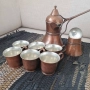 Сервиз за турско кафе от кована мед, снимка 1