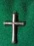 СТИЛЕН СРЕБЪРЕН ВИНТИДЖ АРТ КРЪСТ СРЕБРО ВИСОКА ПРОБА РЪЧНА ИЗРАБОТКА 18732, снимка 14