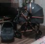 Комбинирана бебешка количка Lorelli Alba Premium Set 3в1 