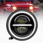 7" Инч Диодни фарове за джип, фарове за Jeep Lada Niva Jeep Wrangler, снимка 3