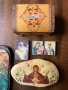 Лот Християнски украшения, кутия пирография, Икони, кръстчета, броеници , снимка 6