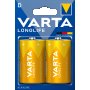 Алкални батерии Varta Longlife D LR20 2 броя