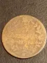 Стара монета 5 чентезима 1861г. Италия Виктор Емануил втори 26758, снимка 2