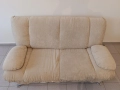 Бежов двоен диван, снимка 1
