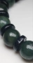Унисекс гривна от средно зелен джейд с произход Бирма! Нова!, снимка 10