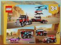 Продавам лего LEGO CREATOR 31146 - Камион с платформа и хеликоптер, снимка 2