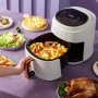 8 литра Air Fryer - Уред за здравословно готвене с горещ въздух , 1400 W, Тъч скрийн управление, снимка 3
