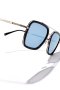 НОВИ Hawkers, Унисекс слънчеви очила Ibiza Aviator с поляризация, Сребрист, 55-22-145, снимка 2