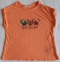 Оранжева коледна тениска без ръкави , снимка 1
