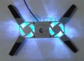 USB сгъваем охладител за лаптоп с два вентилатора, снимка 9
