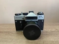Винтидж 35мм огледално-рефлексен фотоапарат Zenit ET с оригинален калъф, снимка 4