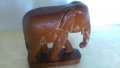 Африкикански слон от Махагон, снимка 1 - Антикварни и старинни предмети - 26509631
