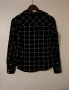 Нова дамска черна карирана риза S размер, снимка 2