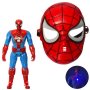 Комплект фигурка и маска на СпайдърМен (SpiderMan)