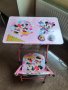 Детска масичка със столче, снимка 1 - Мебели за детската стая - 42961014