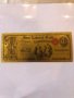 Пълен комплект позлатени сувенирни банкноти-USA, снимка 5