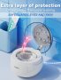 Ултразвуков UV почистващ уред с 4 режима за зъбни протези, бижута и др., снимка 4