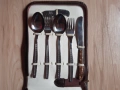 Комплект-вилици,лъжици и нож "ВТ" в стилен несесер,ретро, снимка 7