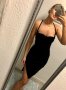  Къса черна рокля с гол гръб кадифе, снимка 9