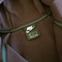 NIKE Sportswear Tech Fleece Full-Zip Hoodie Burgundy Ash/White, снимка 4 - Суичъри - 38730911