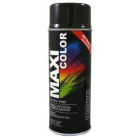 3000016075 Акрилна спрей боя Maxi Color RAL 9005 черен гланц 400мл, снимка 1 - Аксесоари и консумативи - 37464689