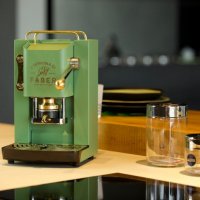 Кафе машини за хартиени дози/чалда/под - Faber De Luxe + 50 дози кафе Фабер подарък. , снимка 4 - Кафемашини - 36812443