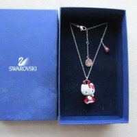 Колие Swarovski Crystal Hello Kitty, снимка 5 - Колиета, медальони, синджири - 27754476