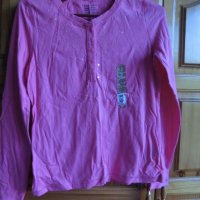 нова розова блузка от органичен памук, снимка 1 - Детски тениски и потници - 37411944
