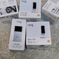  Комплект Ring звънец с 2 камери Чисто нови не отваряни, снимка 1 - Камери - 43573583