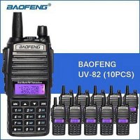 10 броя Радиостанция Baofeng UV82, снимка 1 - Екипировка - 34708090