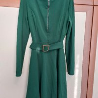 Зелена рокля , снимка 2 - Рокли - 43257910