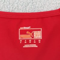 PUMA- МАРКОВА спортна тениска къс ръкав, наситено розово , стегнато трико, луксозен спортен бранд, снимка 11 - Спортни екипи - 37249853