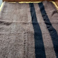 Домашно тъкано одеало одеяло от чиста вълна, неупотребявано, снимка 2 - Олекотени завивки и одеяла - 29337014