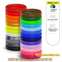 Цветен пълнител за 3D писалка - КОД 3231, снимка 2 - Рисуване и оцветяване - 44861985