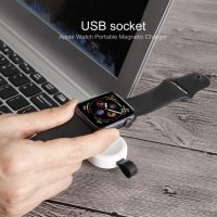 Зарядно за часовник Apple iWatch USB Wireless, снимка 4 - Смарт гривни - 27287405