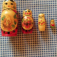 стари руски матрьошки , снимка 1 - Декорация за дома - 40613260