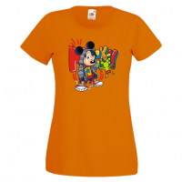 Дамска тениска Mickey Teenager Мини Маус,Микки Маус.Подарък,Изненада,, снимка 1 - Тениски - 36529685