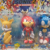 Големи фигурки на Соник, Нъкълс, Тейлс: Филмът (Sonic the Hedgehog 2 - Knuckles,Tails), снимка 1 - Фигурки - 40864767