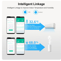 S08 PRO Универсално 3в1 Wifi IR смарт дистанционно управление, термометър, влагомер Tuya, Smart life, снимка 5 - Дистанционни - 44898330