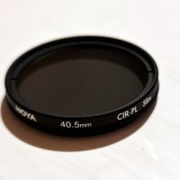 Hoya 40.5 cir-pl slim filter поларизационен филтър, снимка 2 - Обективи и филтри - 35281575