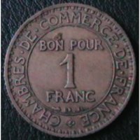 1 франк 1923, Франция, снимка 1 - Нумизматика и бонистика - 28436128